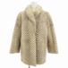  мех сапфир норка меховое пальто жакет 9 бежевый /OU #GY18 женский 