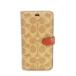  Coach COACH iPhone11 кейс iPhone кейс смартфон кейс блокнот type signature чай Brown /AH7 #GY18 мужской женский 