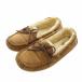  UGG Австралия UGG australia мокасины туфли без застежки замша мутон лента US7 24cm чай цвет Brown N5612