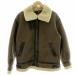  Alpha ALPHA B-3 JACKET FAKE MOUTON мутон жакет "куртка пилота" внешний боа легкий XL чай белый TA1548-168