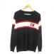  Tommy Hilfiger TOMMY HILFIGER GOLF вязаный свитер V шея длинный рукав распределение цвета Logo Golf XL темно-синий темно-синий /AO12 #GY42 мужской 
