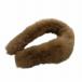 rusi мех LUCIFER пелерина muffler мех мех кролик чай цвет Brown /XZ #GY18 женский 