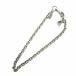  Hysteric Glamour HYSTERIC GLAMOUR цепочка для бумажника двойной зажим plate Logo серебряный цвет #GY11 /MQ мужской 