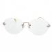  Balenciaga BALENCIAGA очки очки обод отсутствует two-point 53*15-135 серебряный цвет B5-9491 /UO #GY18 мужской женский 