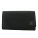  Porter PORTER Yoshida bag current CURRENT чехол для ключей три складывать 4 полосный кожа Logo чёрный черный /XZ #GY18 мужской 