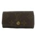  Louis Vuitton LOUIS VUITTONmyurutikre4 монограмма чехол для ключей три складывать 4 полосный PVC кожа общий рисунок чай цвет Brown 