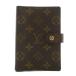  Louis Vuitton LOUIS VUITTON Agenda PM органайзер покрытие PVC кожа монограмма общий рисунок чай цвет Brown 