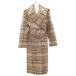  Burberry London BURBERRY LONDONnoba проверка плащ to ключ длинный tsu il большой размер ремень есть 40 многоцветный 