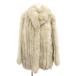  pre rio toPRELIOT меховое пальто мех лиса белый белый /JS #GY18 женский 
