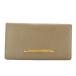 emanyu L Ungaro Emanuel Ungaro футляр для карточек карта inserting складывающийся пополам кожа Logo Gold металлические принадлежности бежевый 