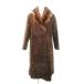 New Furs меховое пальто kala прохладный Ram норка мех мех длинный чай Brown /MN8 #GY18 женский 