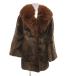  No-brand меховое пальто кролик лиса жакет мех Short 11 чай Brown /FF #GY18 женский 