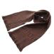  Fendi FENDI muffler палантин Zucca рисунок общий рисунок бахрома чай цвет Brown /XZ #GY18 мужской 