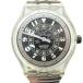  Swatch SWATCH MUSICAL наручные часы часы кварц чёрный циферблат Logo прозрачный #GY11 /MQ мужской 