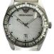  Emporio Armani EMPORIO ARMANI AR-0529 наручные часы часы кварц стразы ракушка циферблат кожаный ремень календарь имеется 