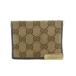  Gucci GUCCI футляр для визитных карточек футляр для карточек парусина бежевый чай 268843*0416 /MI #OH #GY11 женский 