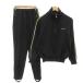 adidas originals Vintage Descente производства выставить спортивная куртка брюки Logo M чёрный черный желтый желтый /YJ #GY18