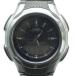  Casio CASIO AW-S90 наручные часы часы солнечный дыра teji Logo календарь имеется серебряный цвет #GY18 /MQ мужской 