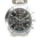  Seiko SEIKO ALBA Alba 7T92-0CV0 наручные часы часы кварц хронограф календарь имеется чёрный циферблат серебряный цвет #GY17 /MQ