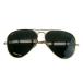  RayBan RAY BAN B&amp;L авиатор очки солнцезащитные очки metal рама цвет линзы Teardrop two Bridge 58*14 Gold цвет 