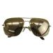  RayBan RAY BANk роман CHROMANCE очки солнцезащитные очки metal рама зеркало линзы квадратное 61*15-140 Gold цвет RB3587-CH