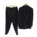  Lanvin LANVIN выставить костюм жакет брюки шерсть 100% M48-35 82 темно-синий /ES #GY17 мужской 