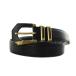  Gianni Versace Versace .GIANNI VERSACE ремень mete.-sa Logo кожа чёрный черный /AN75 #GY18 мужской 