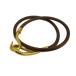  Hermes HERMES jumbo браслет аксессуары браслет кожа чай Brown #GY18 /MQ #OH женский 