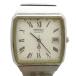  Seiko SEIKO утиль 0842-5010 наручные часы часы кварц квадратное календарь имеется серебряный цвет #GY11 /MQ мужской 