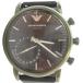  Emporio Armani EMPORIO ARMANI NDW2H ART3016 наручные часы кварц часы Logo чёрный циферблат серебряный цвет #GY18 /MQ мужской 