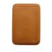  Apple Apple iPhone Leather Wallet кожа бумажник MagSafe Logo orange #GY11 /MQ мужской женский 