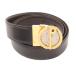  Dunhill dunhill metal Logo пряжка ремень часть неоригинальный товар кожа чёрный черный /JS #GY18 мужской 
