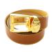  Hunting World HUNTING WORLD ремень кожа Logo чай Brown Gold цвет /BB #GY18 мужской 