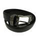  Burberry Black Label BURBERRY BLACK LABEL ремень кожа булавка пряжка Logo чёрный черный /XZ #GY11 мужской 