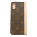 Louis Vuitton LOUIS VUITTON iPhone X/XS iPhone кейс монограмма парусина блокнот type смартфон кейс чай Brown розовый /BB #OH