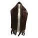 mitsukosiMITSUKOSHI пелерина muffler мех мех норка бахрома чай цвет Brown /XZ #GY18 женский 
