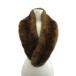  Ran bru тонн Rambulton пелерина muffler мех мех норка чай цвет Brown /XZ #GY18 женский 