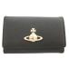  Vivienne Westwood Vivienne Westwood 6 полосный чехол для ключей три складывать кожа o-b Logo чёрный черный /GV #GY18 женский 