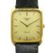  Longines LONGINES утиль наручные часы часы кварц кожаный ремень квадратное Gold цвет #GY18 /MQ мужской 