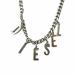  дизель DIESEL DX1494040 колье аксессуары подвеска Logo серебряный цвет #GY18 /MQ мужской 