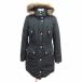  Cole Haan COLE HAAN пуховик Zip выше капот общий подкладка XS чёрный черный /YK #GY19 женский 