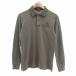  Munsingwear одежда MUNSINGWEAR рубашка-поло Golf fea длинный рукав M серый /UO мужской 