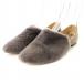  Perry koPELLICO мех плоская обувь Loafer мокасины замша 35 серый PJ17-2104 /MM #MT женский 