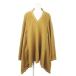  Spick &amp; Span Spick&amp;Span пончо накидка V шея длинный длина Hem линия чай Brown /AO13 #GY30 женский 
