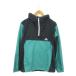  Adidas adidasano подставка Parker тянуть Parker половина Zip Logo нейлон спорт M темно-синий темно-синий изумруд /MN19 мужской 