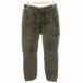  Nano Universe nano universe легкий брюки резина талия мохнатый M хаки /FF мужской 