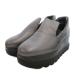 oseanika туфли без застежки толщина низ Wedge подошва 24cm серебряный цвет /UO #GY44 женский 