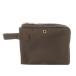  BVLGARY BVLGARI ручная сумочка клатч нейлон кожа кожа Logo чай Brown /CK19 мужской 
