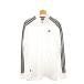  Adidas adidas джерси воротник-стойка жакет Zip выше Logo вышивка s Lee полоса s спорт большой размер XO XXL белый 