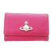  Vivienne Westwood Vivienne Westwood чехол для ключей кожа кожа три складывать o-b Logo 6 полосный розовый /CK25 женский 